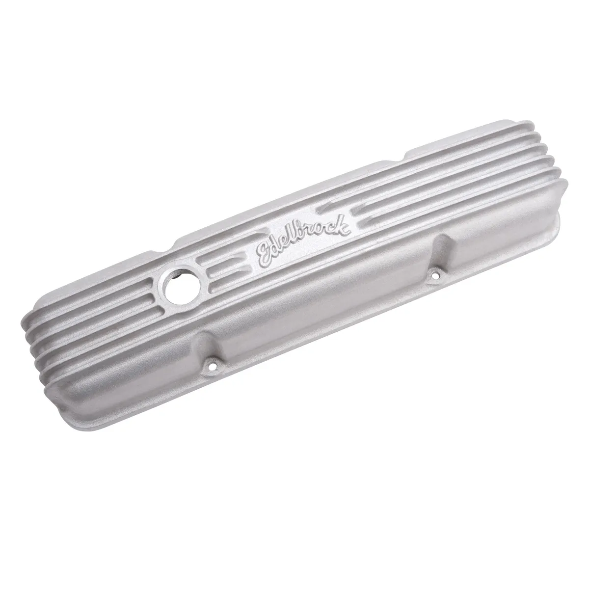 Valve Cover, Classic Aluminum, Chevy 262-400 V8 1959-1986, Combo Breather Hole and Oil Fill Hole, Satin product image
