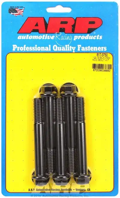 ARP Auto Racing 1/213 X 3.750 Hex Black Oxide Bolts