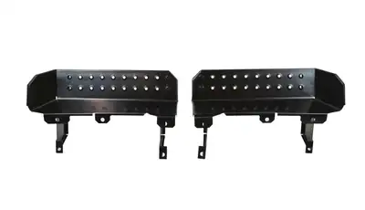 Kentrol Jeep CJ7/YJ Side Steps Pair 76-95 CJ7 Wrangler YJ Powdercoat Black Kentrol