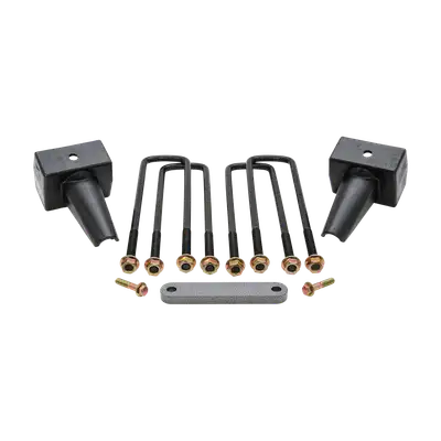 ReadyLift 4'' Rear Block Kit - 2 Piece Drive Shaft - F-350/450 DRW Diesel
