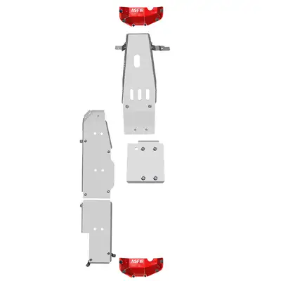 Asfir 4x4 Jeep Gladiator JT Skid Plate Kit (5 Pcs)
