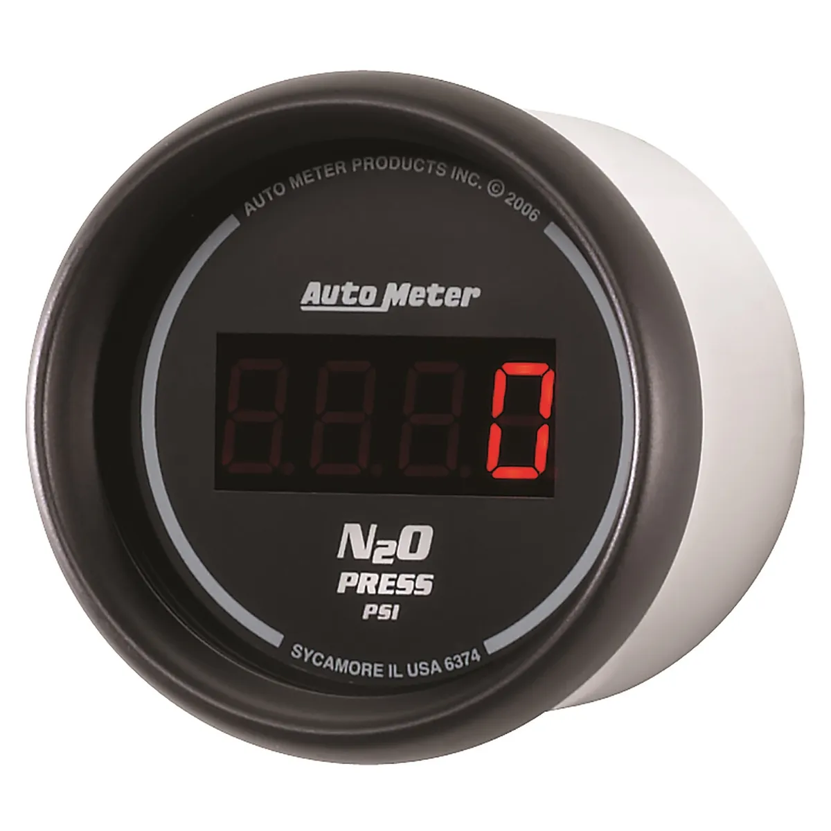 Gauge, Nitrous Pressure, 2 1/16", 1600psi, Digital, Black Dial w/ Red LED product image