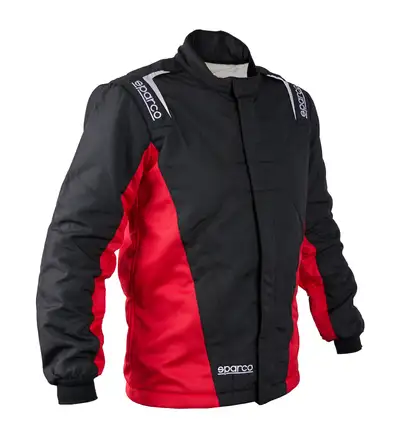 Sparco Motor Sports Jacket Stint Black/Red XX-Large / 3X-Large
