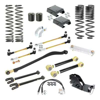 aFe Power Sport Edition Johnny Joint Suspension System for JT Gladiator w/ Gas V-6 3.5 Inch lift RockJock 4X4