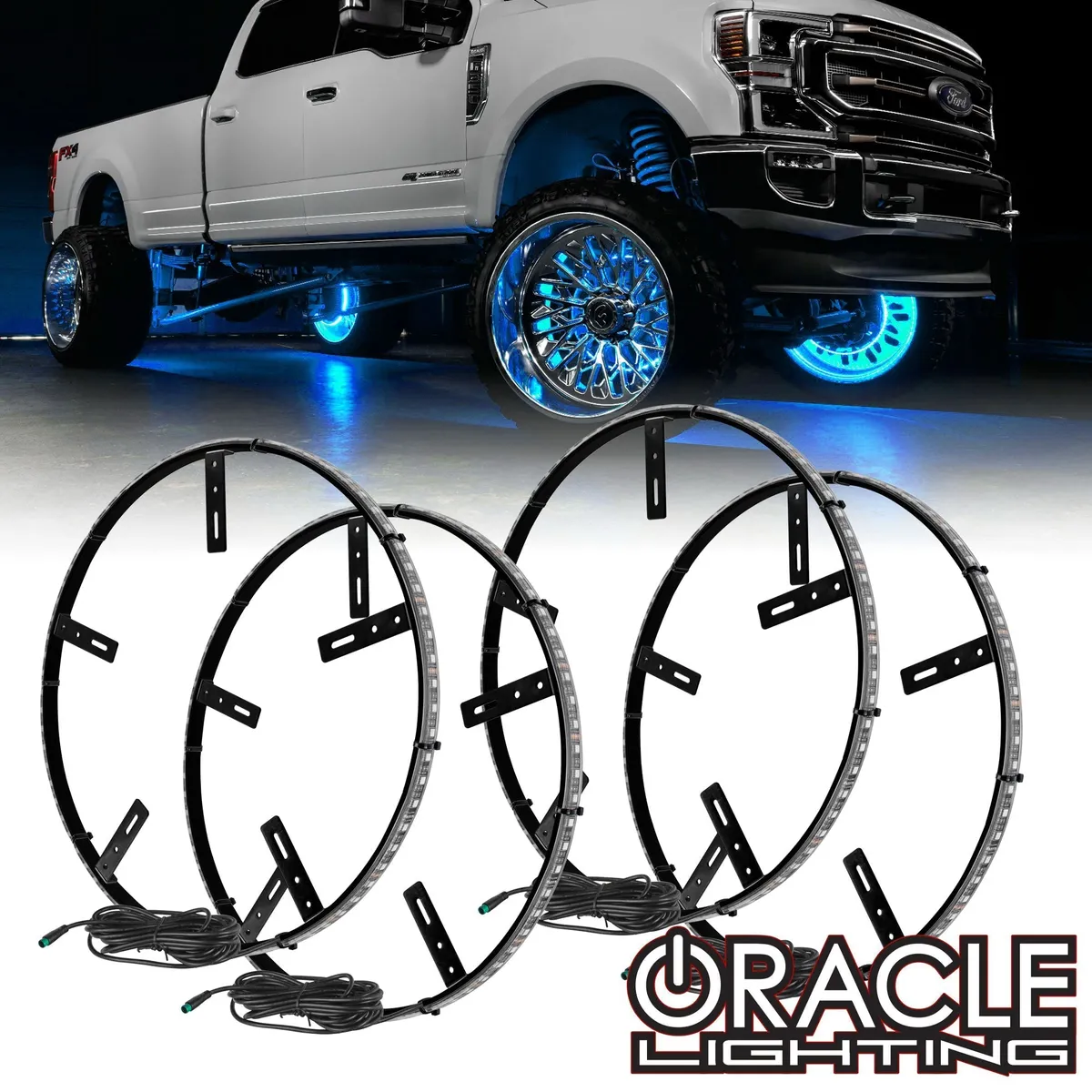 Oracle Lighting LED Illuminated Wheel Rings - Single / Double Row LED product image