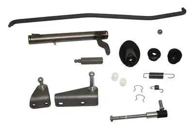 Crown Automotive Jeep Replacement Clutch Linkage Kit; Incl. Bellcrank/Clutch Fork Rod/Adjuster/Bracket And Pivots/Pedal Shaft Rod/Outer Boot/Retainer/Pivot Bushing/Inner Boot/Pedal Shaft Boot;