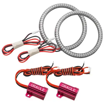 Oracle Lighting ORACLE Lighting 2020-2025 Jeep Gladiator JT LED Surface Mount Fog Light Halo Kit