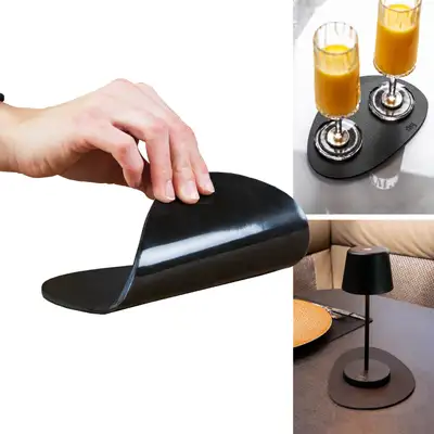 SILWY MAGNET Metal Nano Gel Placemat SMALL BLACK