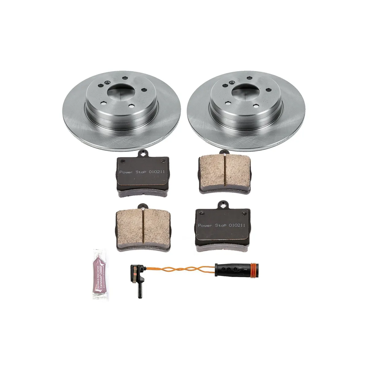 Autospecialty Brake Kit Rear 2003-2005 mb C240 2006-2008 mb Slk280 2009-2011 mb Slk300 2007-2011 mb product image