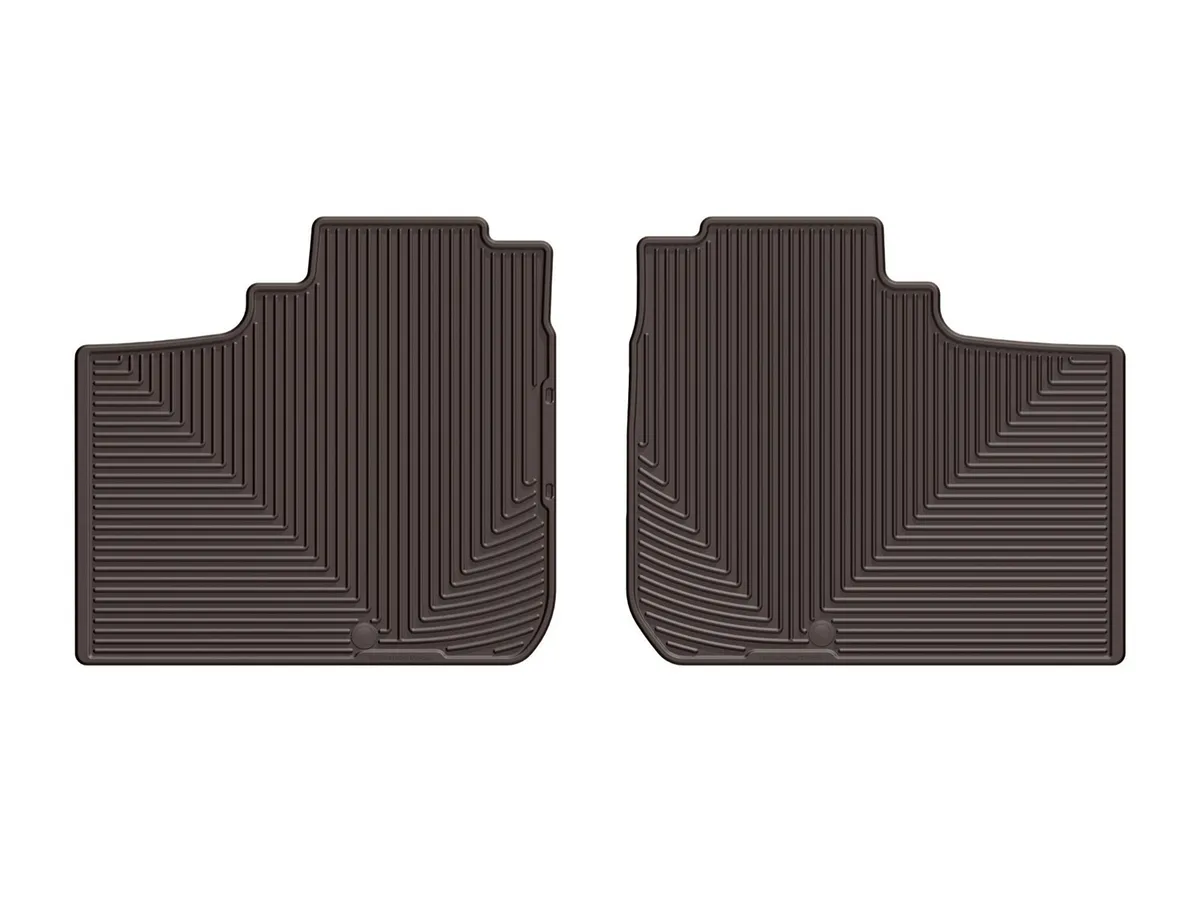 Weathertech Rear Rubber Mats Dodge Ram Truck 1500 2019 + Cocoa Crew Cab 2nd row