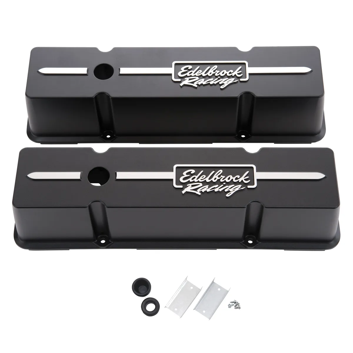 Valve Cover, Edelbrock Racing, Chevrolet, 262-400 c.i.d V8, Tall Profile, Black product image