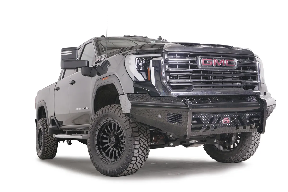 24c Sierra 2500/3500 Steel Sensor Front Bumper w/ no Guard Gloss Black product image