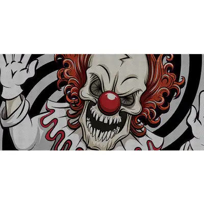 Under The Sun Inserts Scary Skull Clown