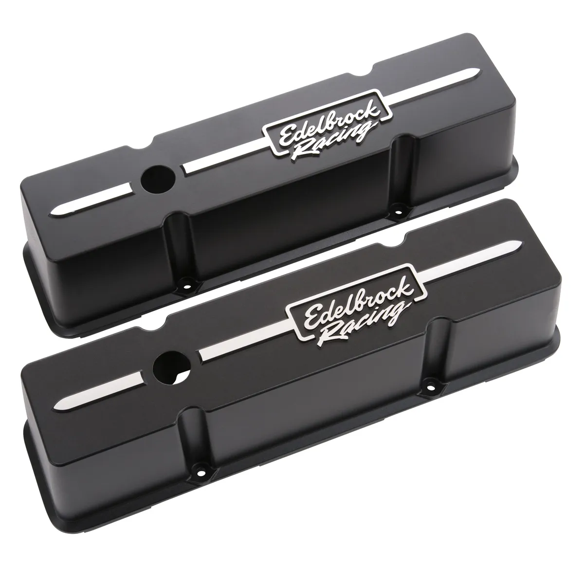 Valve Cover, Edelbrock Racing, Chevrolet, 262-400 c.i.d V8, Tall Profile, Black product image