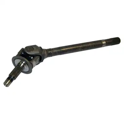 Crown Automotive Jeep Replacement 2003-2006 Wrangler TJ w/ Model 44 Front Axle; Complete left side axle shaft; Includes inner shaft outer shaft and u-joint