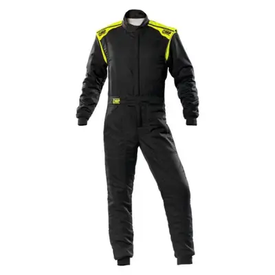 OMP Racing INC FIRST-S Suit Anthr And Flo Yellow Size 52
