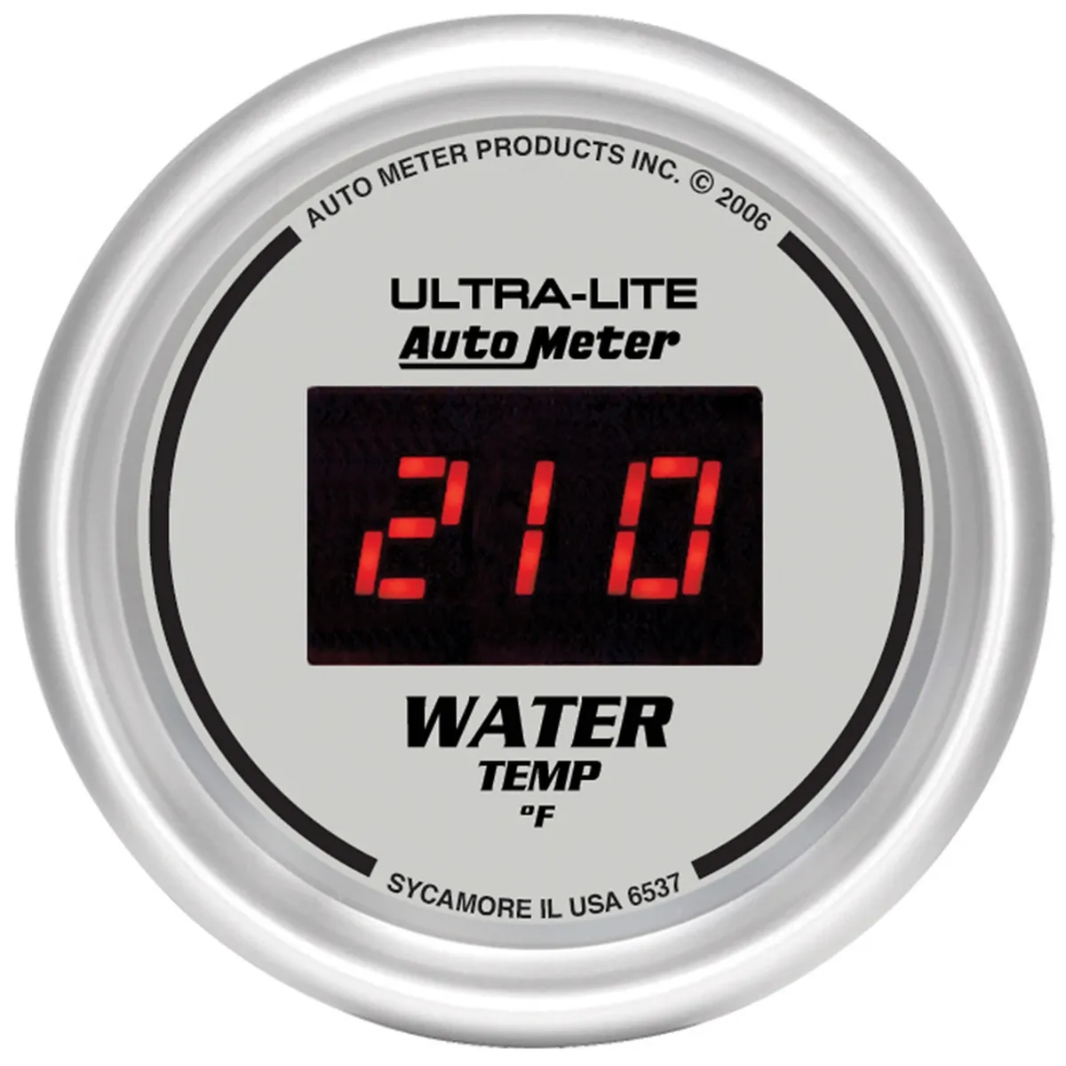 AutoMeter 2-1/16 In. Water Temperature, 0-340 Fahrenheit, Ultra-Lite Digital