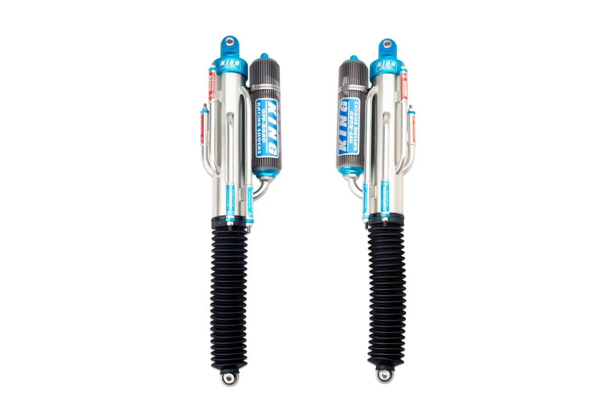 King Shocks F150 Raptor 4WD 2017+ Rear 3.0 Dia. 4 Tube Bypass Piggyback Shock Wperformance Fin Reservoir