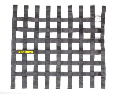 Schroth Racing Window Net Only Black 20in x 18.5in