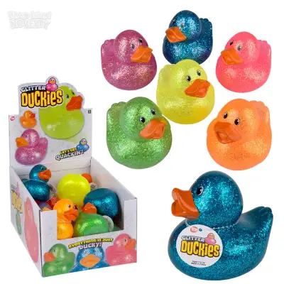 No Brand 3.75\" Glitter Duckies 12ct