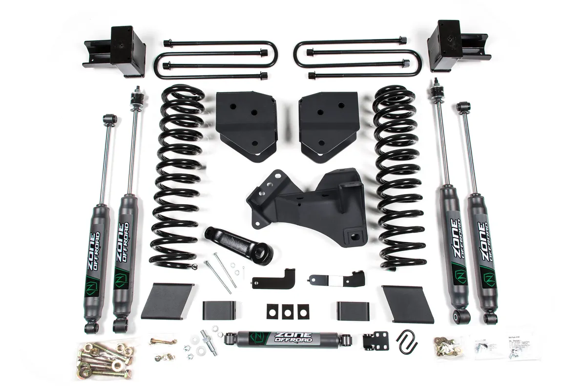 2017 F250/350 4 Suspension Lift System- Dsl - Front Coil Rear Block - Fox 2.0 Adventure Series Shocks product image