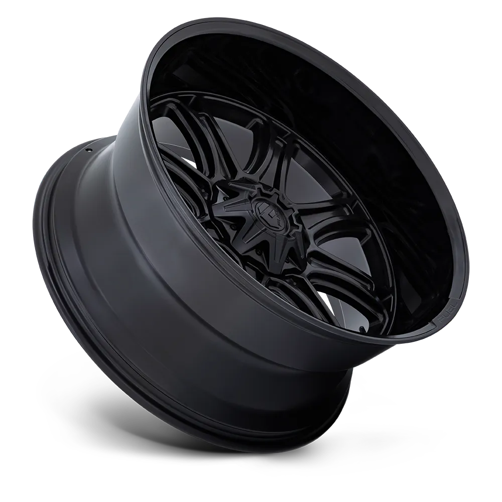 Fuel Wheels | Darkstar | Matte Black w/ Gloss Black Lip product image