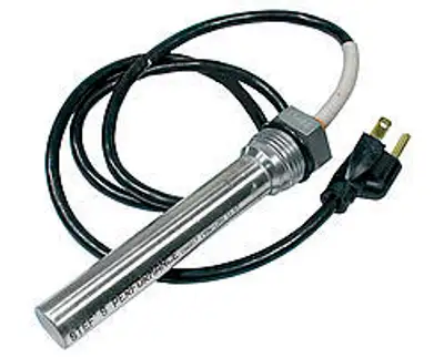 Stef's Performance Products Oil Preheater Dry Sump Tank 4in Element Steel