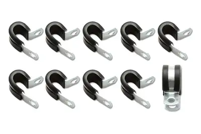 Vibrant Performance Vibrant Performance - 17194 - Stainless Steel Cushion P-Clamp for 0.75 in. O.D. hose - Pack of 10