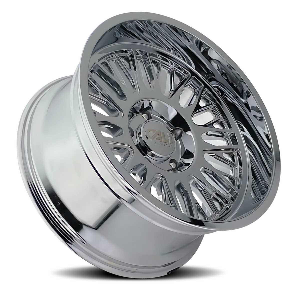 Cast Aluminum Wheels Vertex 9116 CH 20x10 Chrome 5 On 127 Bolt Pattern -25 Offset Cali Offroad Wheels product image