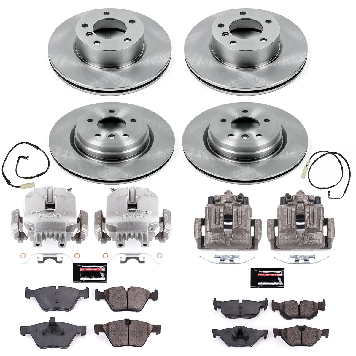 Z17 Direct Replacement Kit: Rotors; Ceramic Pads; Pad Sensors; Calipers product image