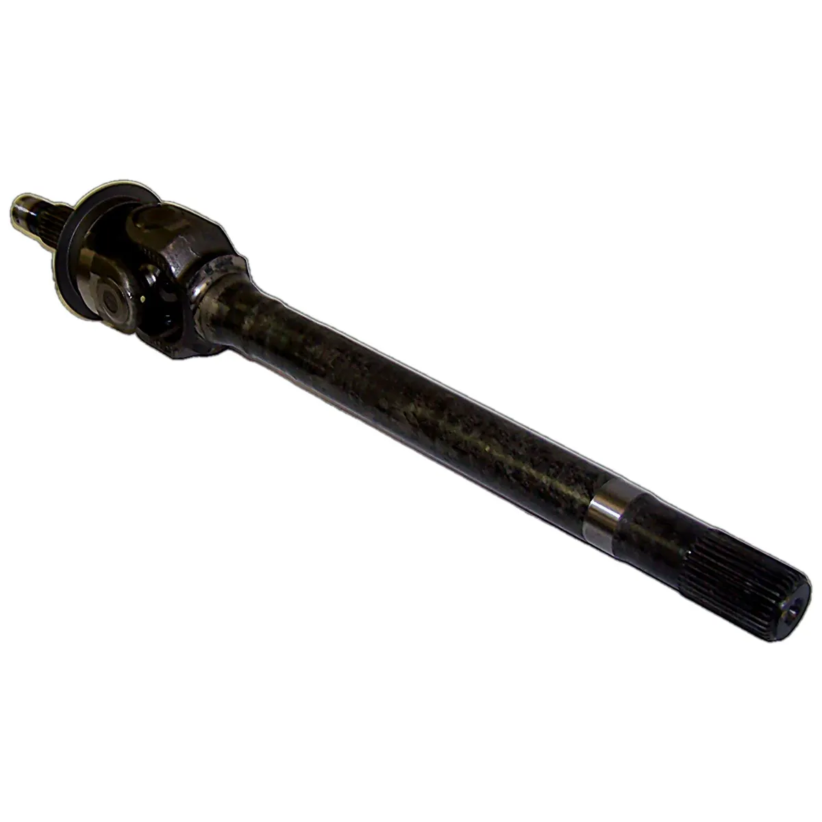 2003-2006 Wrangler TJ w/ Model 44 Front Axle; Complete left side axle shaft; Includes inner shaft outer shaft and u-joint product image