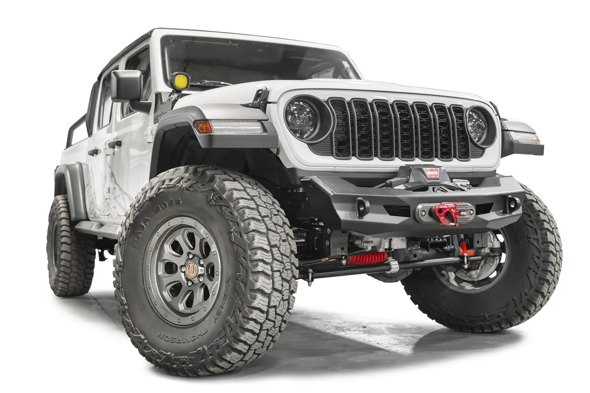 2018-2025 Jeep Wrangler JL/JT Premium Front Ghost Stubby Bumper w/ No Guard product image