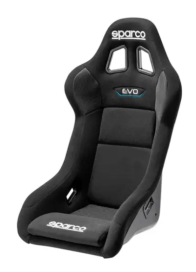 Sparco Motor Sports EVO Qrt Seat Blacksingle Seat