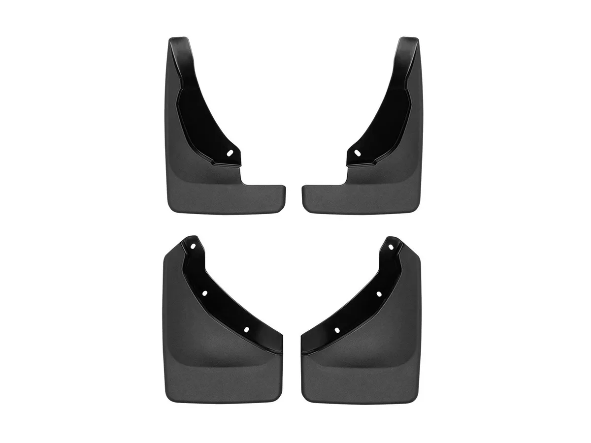MudFlap No-Drill DigitalFit® MudFlap Kit; Black; product image