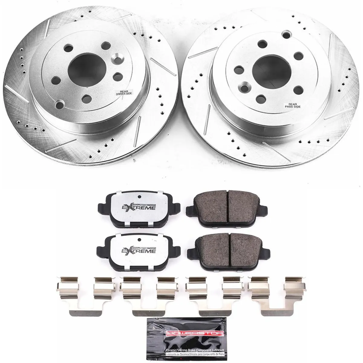 Z36 Truck/Tow Upgrade Kit: Drilled/Slotted Rotors; Carbon-Fiber Ceramic Pads W/Hardware product image