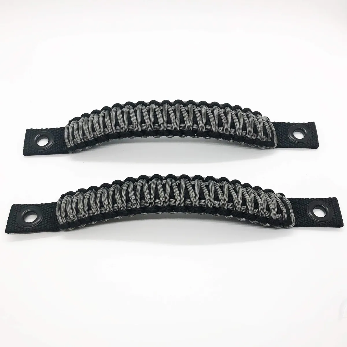 TJ Door Handles, Paracord Jeep® Grab Handles for Jeep Wrangler TJ & LJ 97-06 - Interior Door Pull Handles 550 Paracord Grab Handles w/ Grommets (PAIR) | Bartact® product image