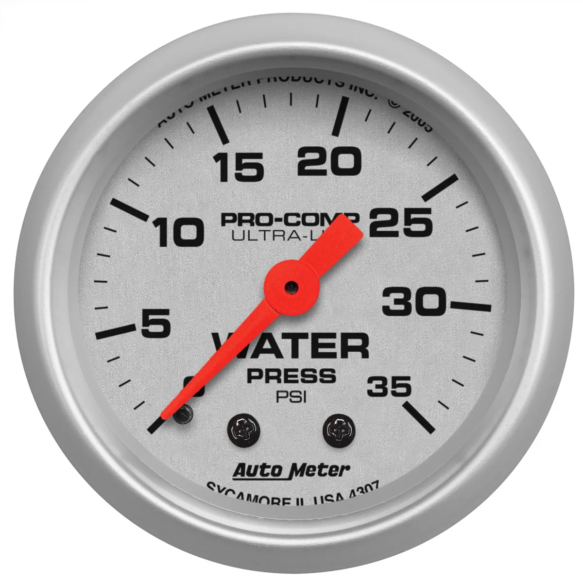 Gauge, Water Press, 2 1/16", 35psi, Mechanical, Ultra-Lite product image