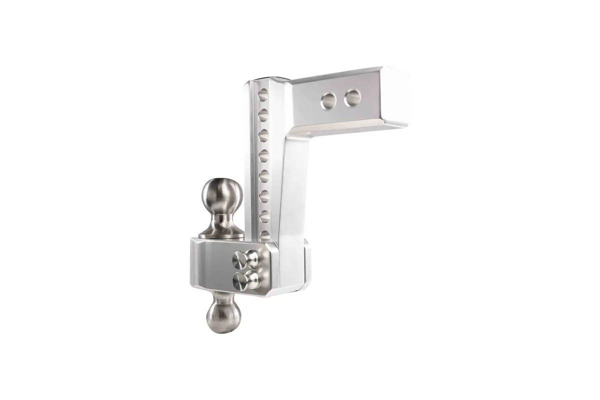 2.5" Aluminum Medium Duty Hitch 6" Drop/Rise w/ Stainless Steel Dual Ball product image