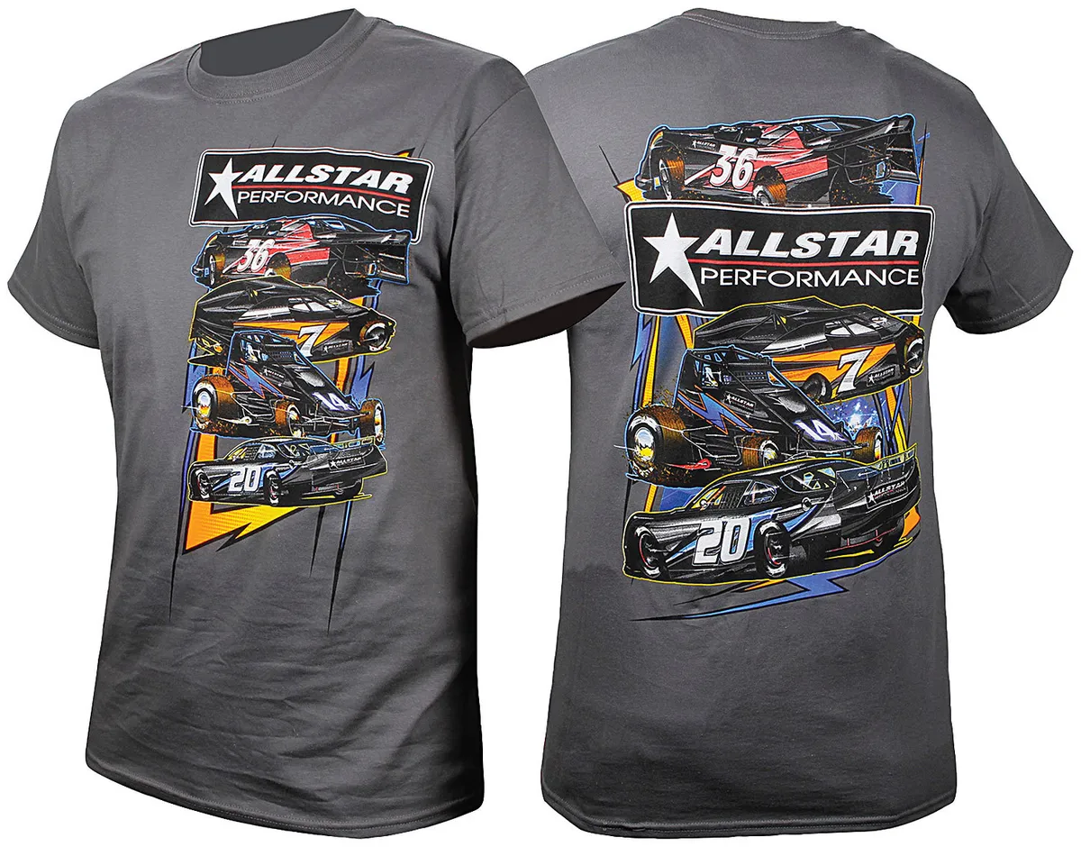 Allstar Performance T-Shirt Dark Gray Circle Track XXX-Large