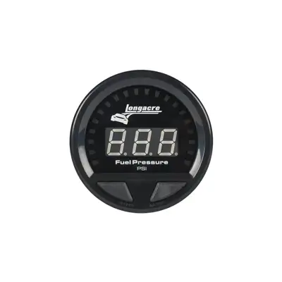 Longacre Waterproof LED Fuel Pressure Gauge 0-15psi