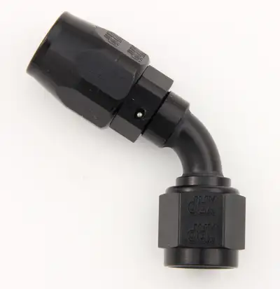 XRP #12 60 Deg Dbl Swivel Hose End Black