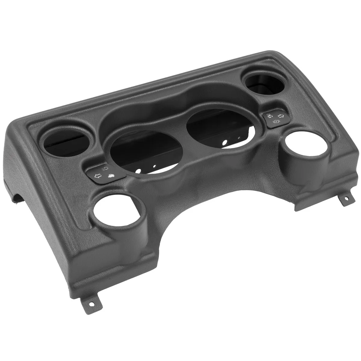 Autometer 90011 Gauge Mount, Direct Fit Dash Panel, 6 Gauge (3 3/8 X2, 2 1/16 X4), Jeep Tj/Xj product image