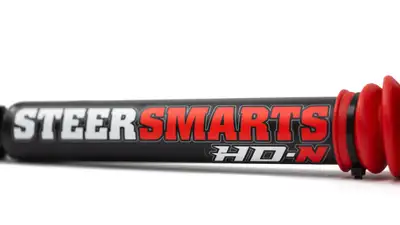 Steer Smarts Jeep Steering Stabilizer Yeti HDN For 07-18 Wrangler JK Black/Red Steer Smarts