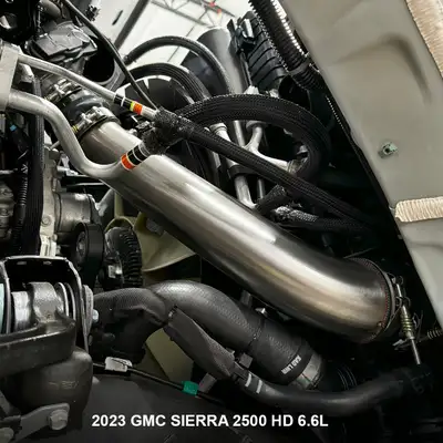Pacific Performance Engineering Charge Air Pipe Kit - GM 6.6L Duramax 20-25 L5P - Polished Pacific Performance Engineering