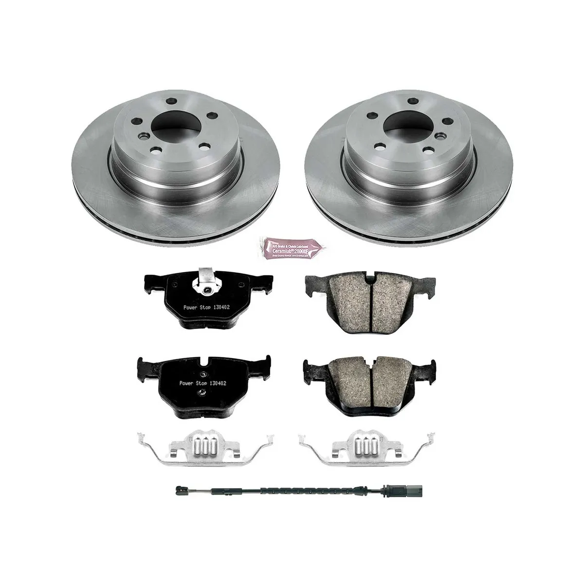 Z17 Direct Replacement Kit: Rotors; Ceramic Pads W/Hardware; Pad Sensors product image