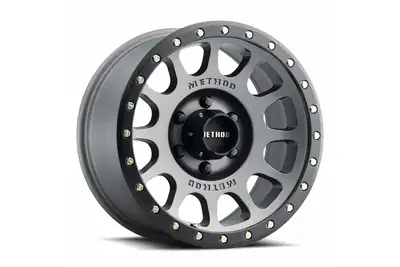Method Race Wheels Aluminum Wheels 17x8.5 NV MR305 Bolt Pattern 6 On 135 Offset 0 Lip Size 1.3 Titanium TT Matte Black Lip Method