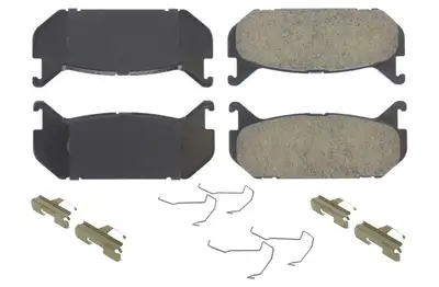 StopTech Posi-Quiet Ceramic Brake Pads with Shims and Har