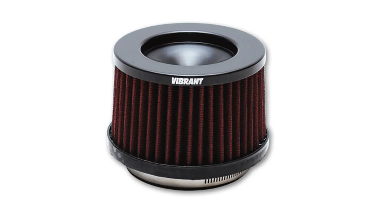 The Classic Performance Air Filter; 4 in. Inlet ID; 5 in. Filter Cap OD; 5.5 in. Filter Base OD; 4.375 in. Height; product image