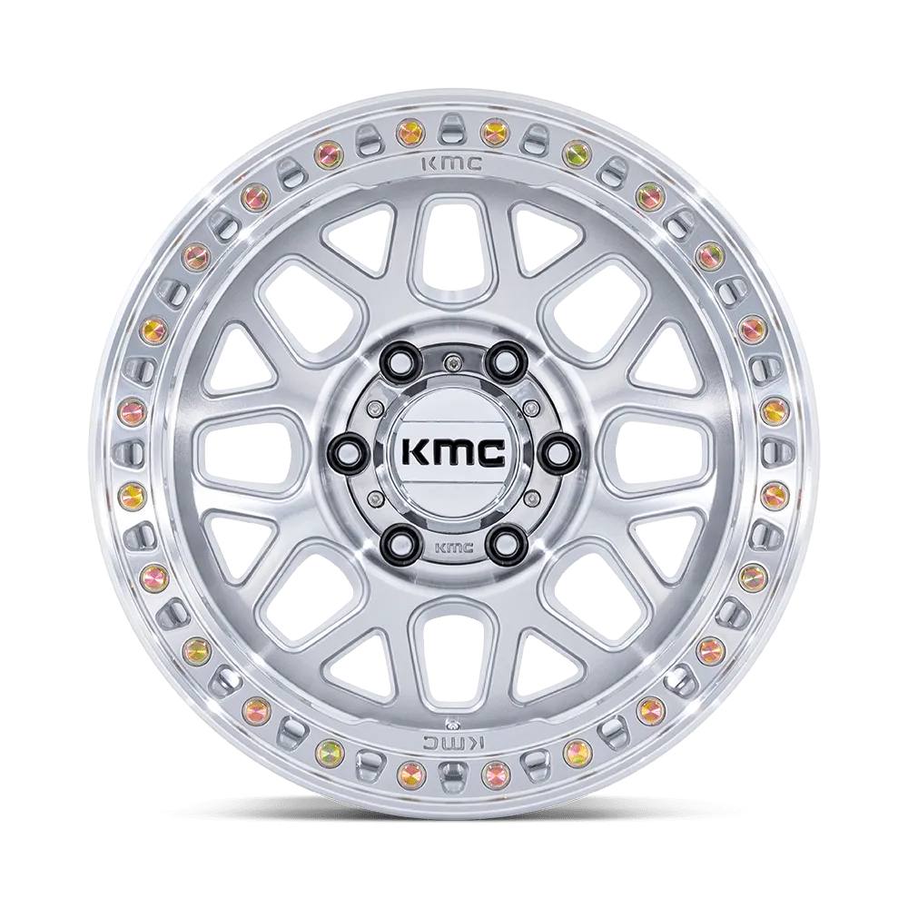 Kmc Wheels | Grs | Gloss Silver w/ Machined Face product image