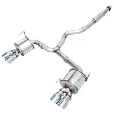 AWE Tuning Awe Touring Edition Exhaust For va Sti / gv Wrx / gv Sti Sedan - Chrome Silver Quad Tips (102mm)